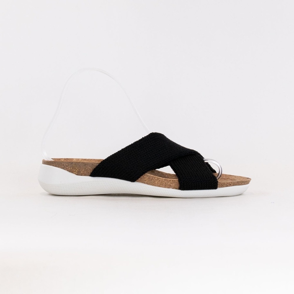 Arcopedico Pantanal Sandals Women’s Black Knit Washable Vegan Comfort Shoes